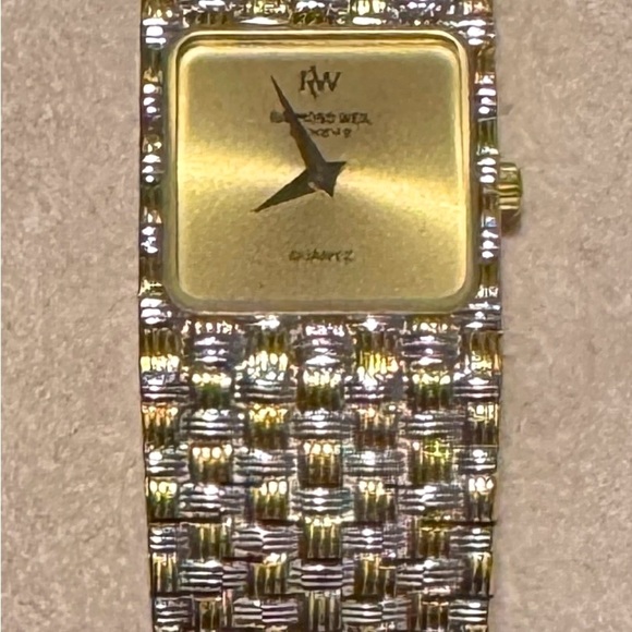 ⌚ Vintage 80's Raymond Weil 18K Gold and Silver Quartz Watch - #9058 - Picture 15 of 16